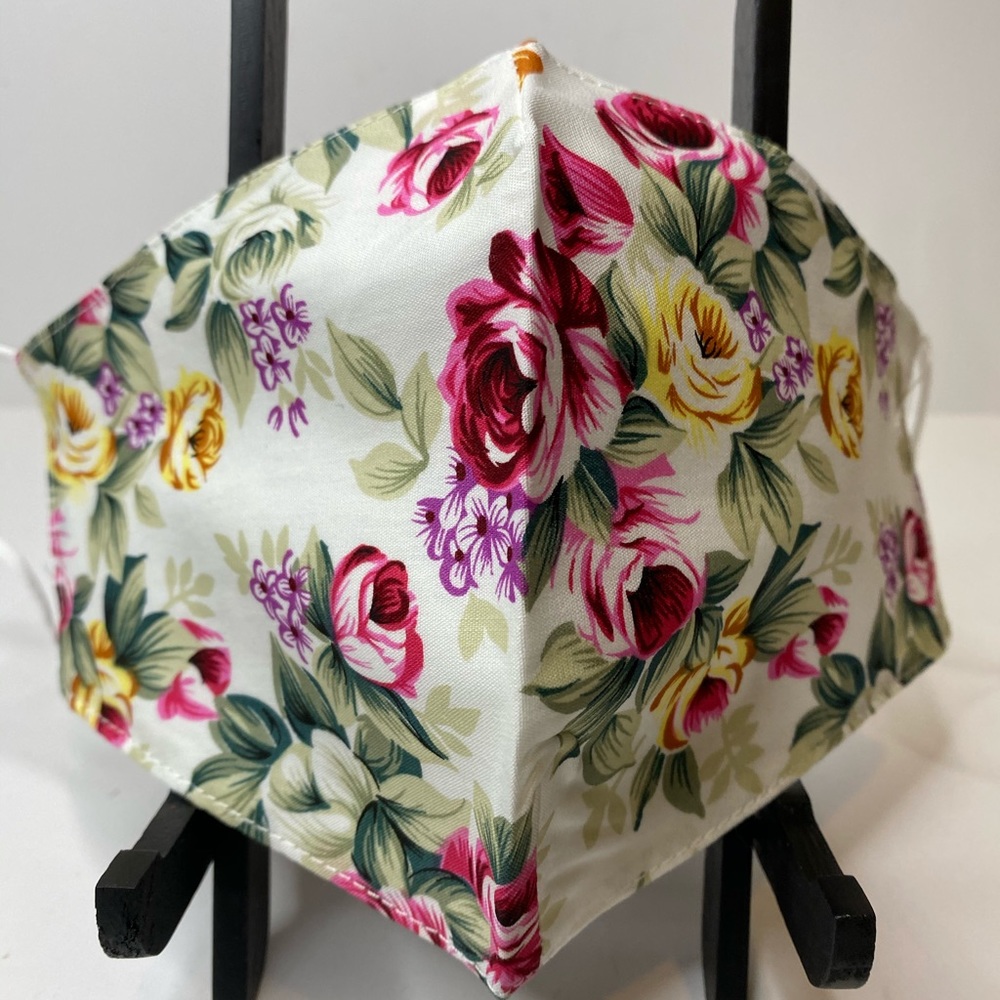 Floral face mask